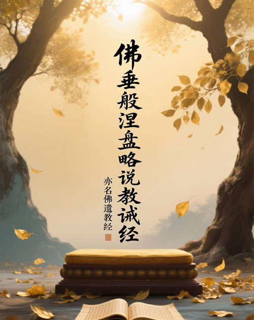 佛垂般涅盘略说教诫经 (亦名佛遗教经) 